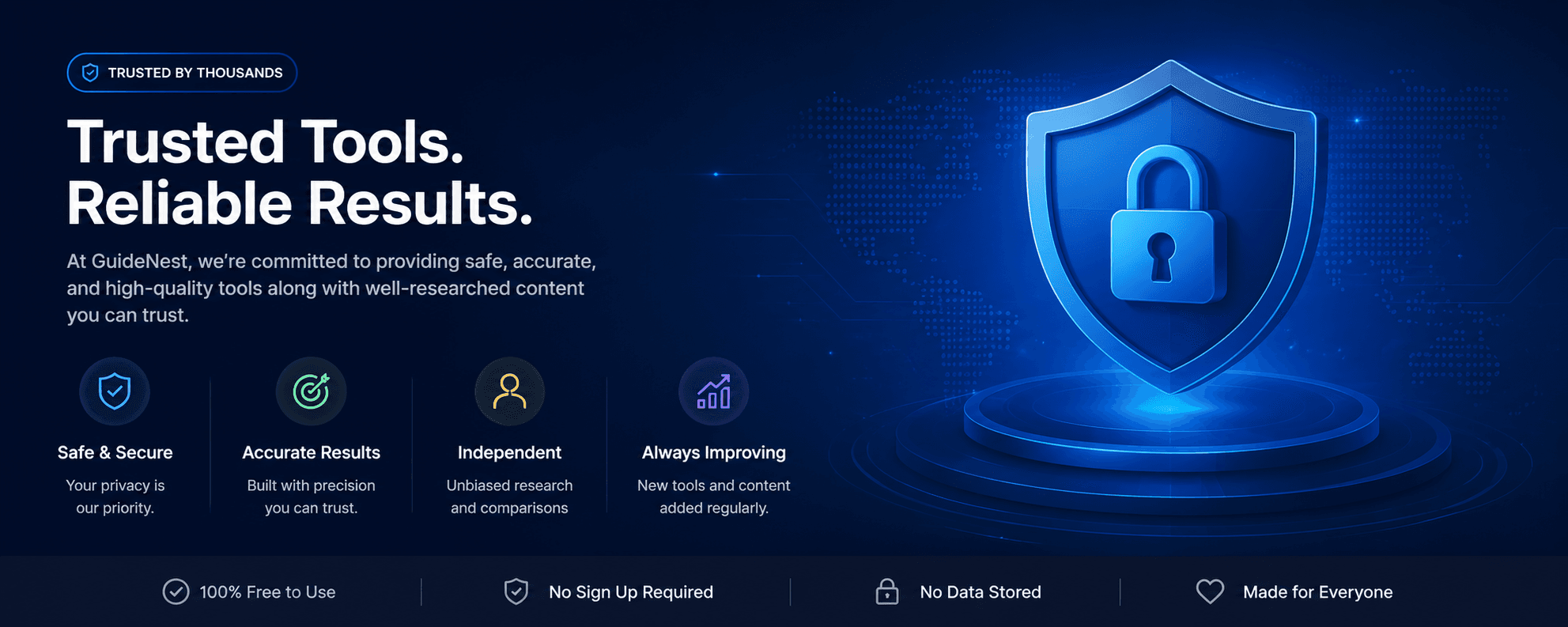 GuideNest trust and research-driven content
